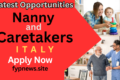 Latest Opportunities for Nanny and Caretakers in Italy